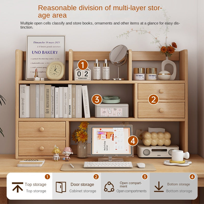 Home desk storage rack simple cabinet on the desk storage cabinet children's bookshelf