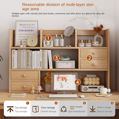 Home desk storage rack simple cabinet on the desk storage cabinet children's bookshelf