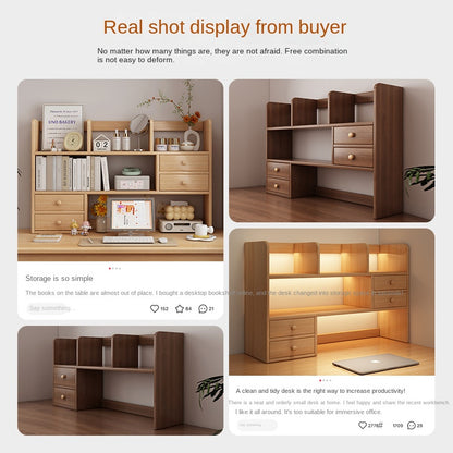 Home desk storage rack simple cabinet on the desk storage cabinet children's bookshelf